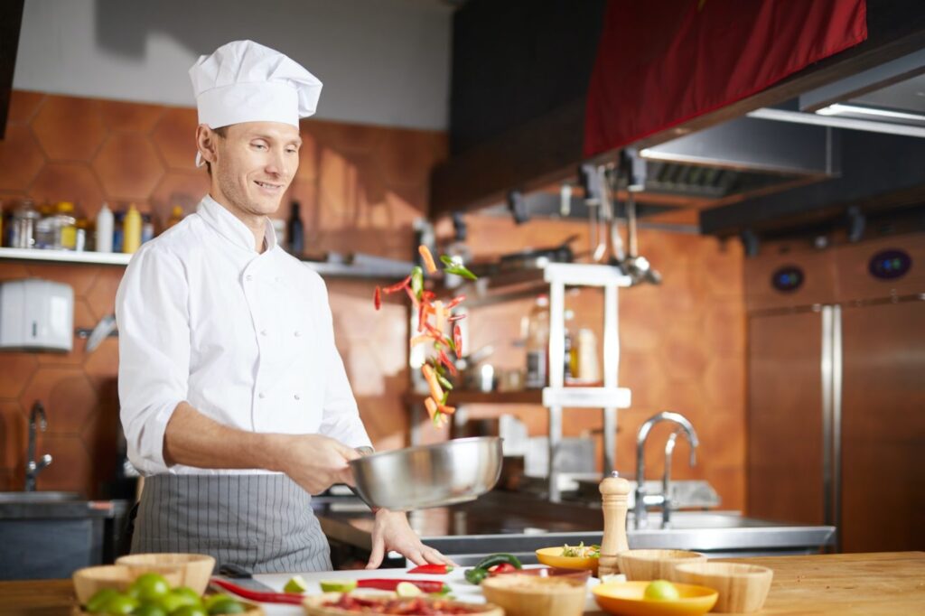 CHEF COOKING
